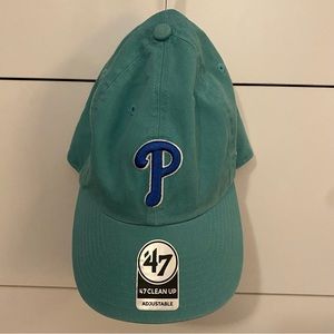 NEW Philadelphia Phillies Teal/Blue ‘47 clean up hat